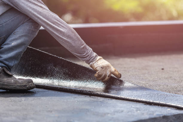 Professional Basement Waterproofing technician working in Spring Valley, OH